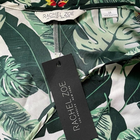 Rachel Zoe NWT Palm Print Duster OS - Picture 4 of 7